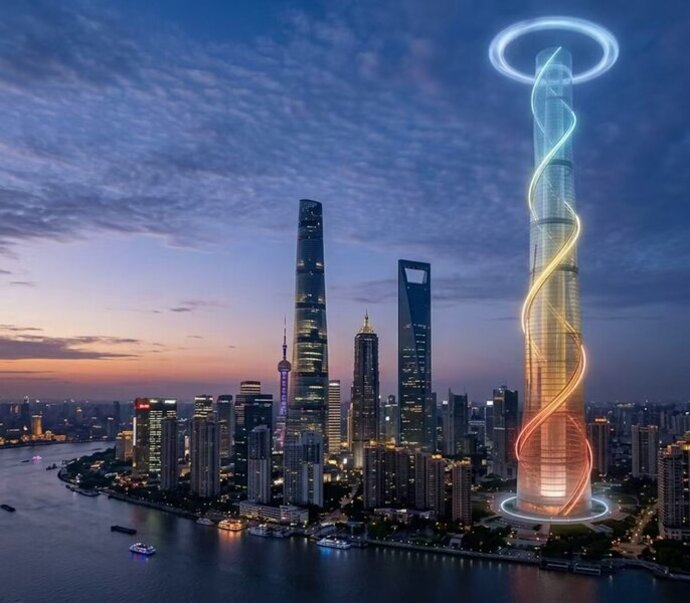 2000米虚拟建筑
